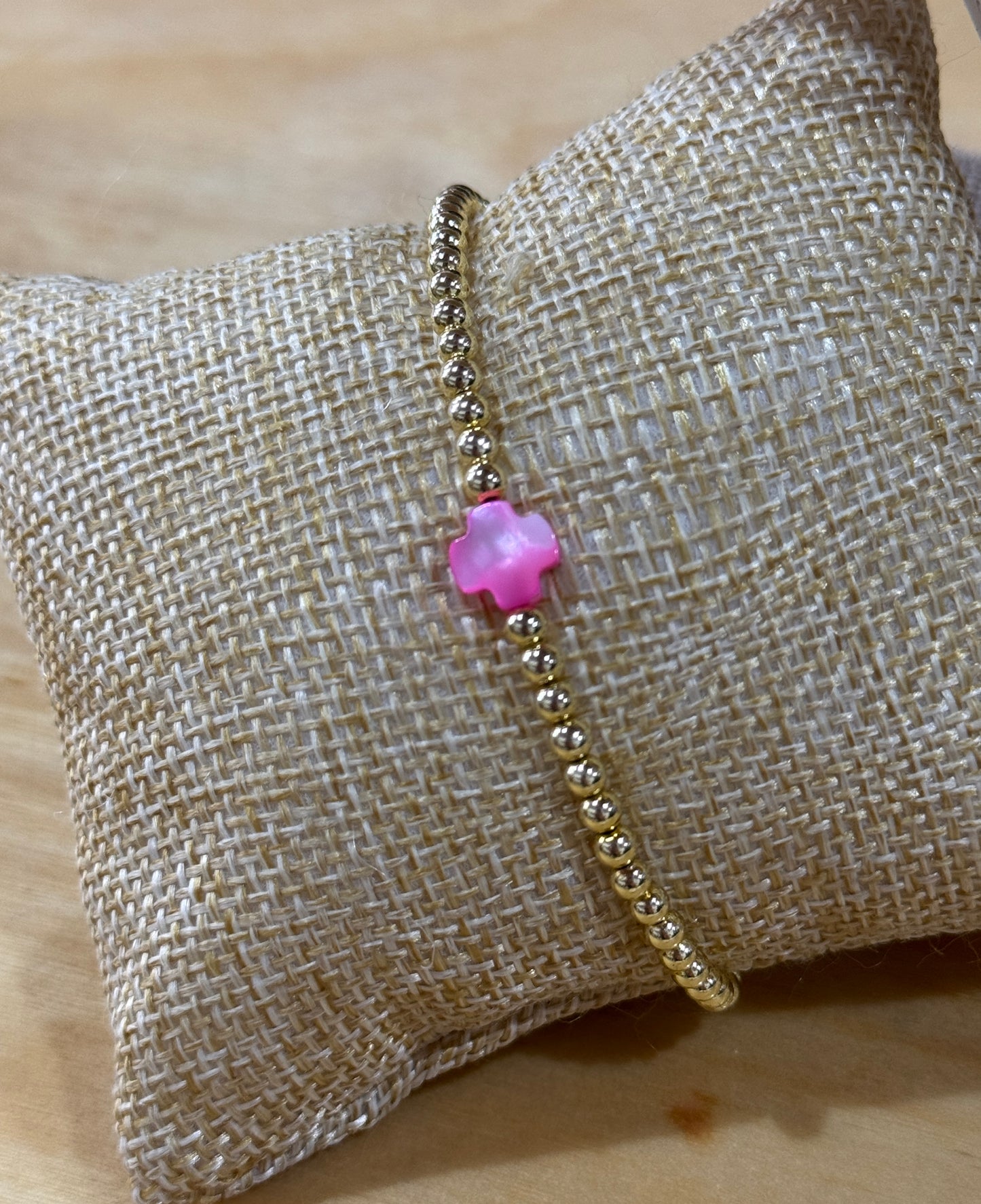 I’ll Follow You Bracelet Pink