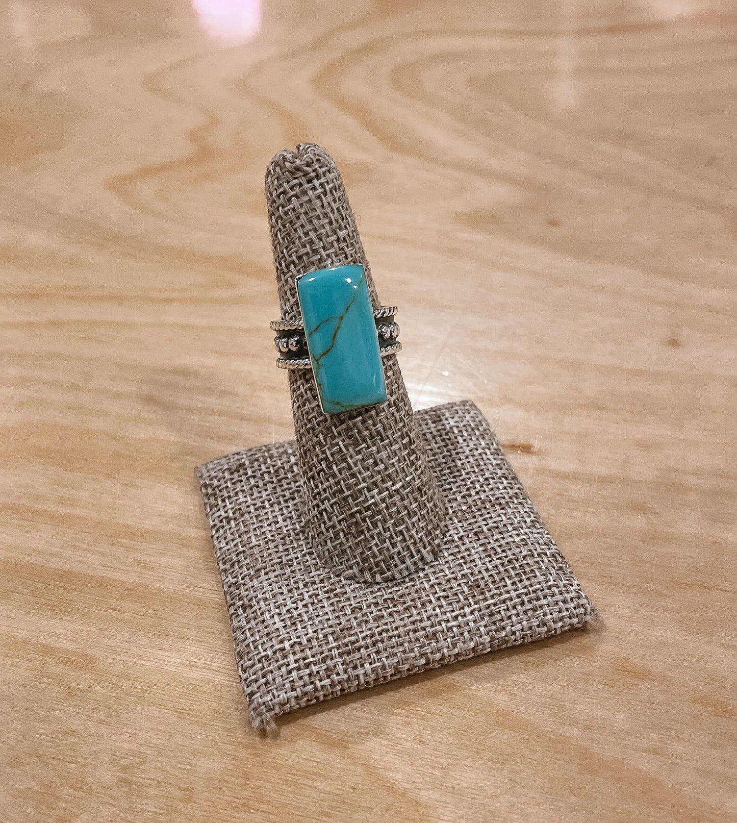 Anillo Barra Turquesa