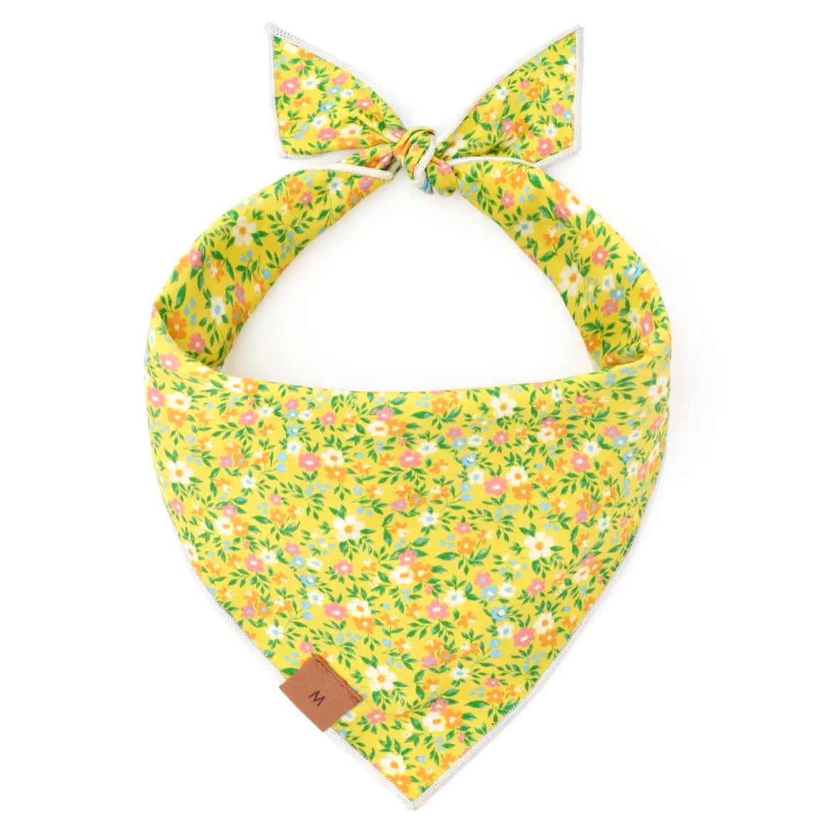 Bunny Garden Reversible Easter Dog Bandana: Medium