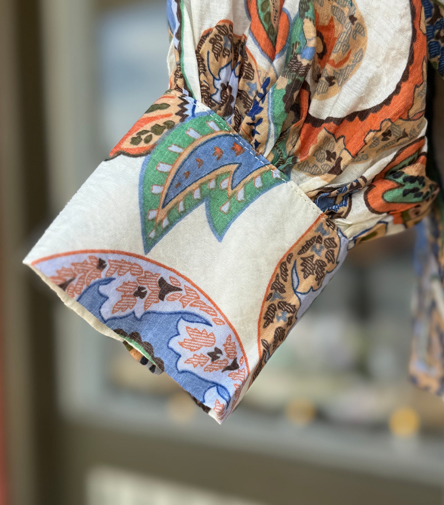 Ivory Paisley Blouse