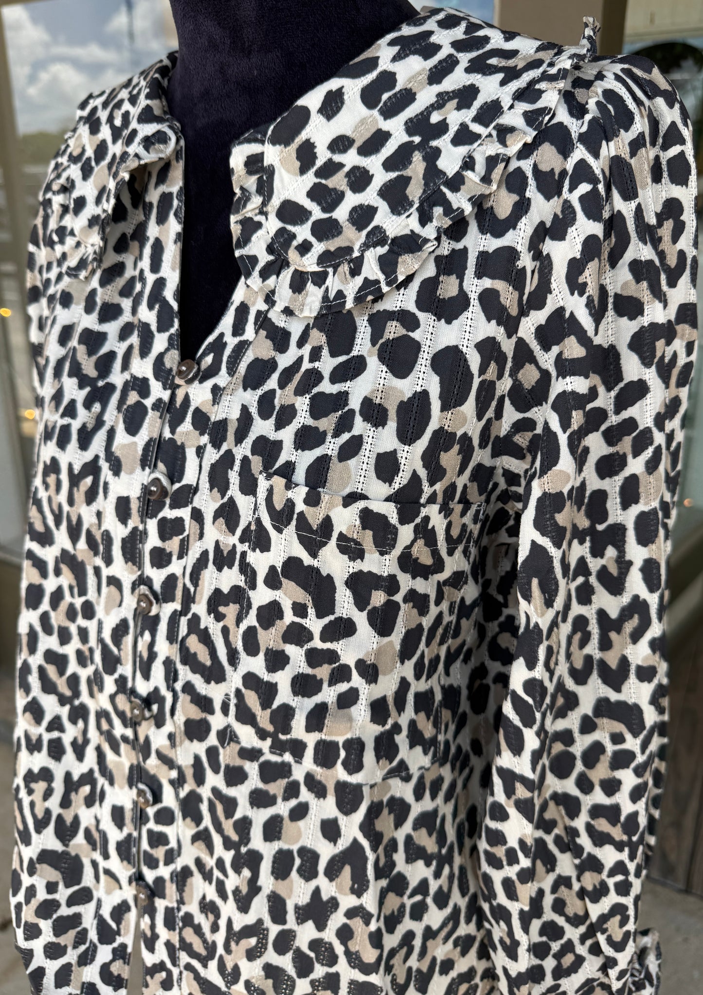 Dianna Leopard Top