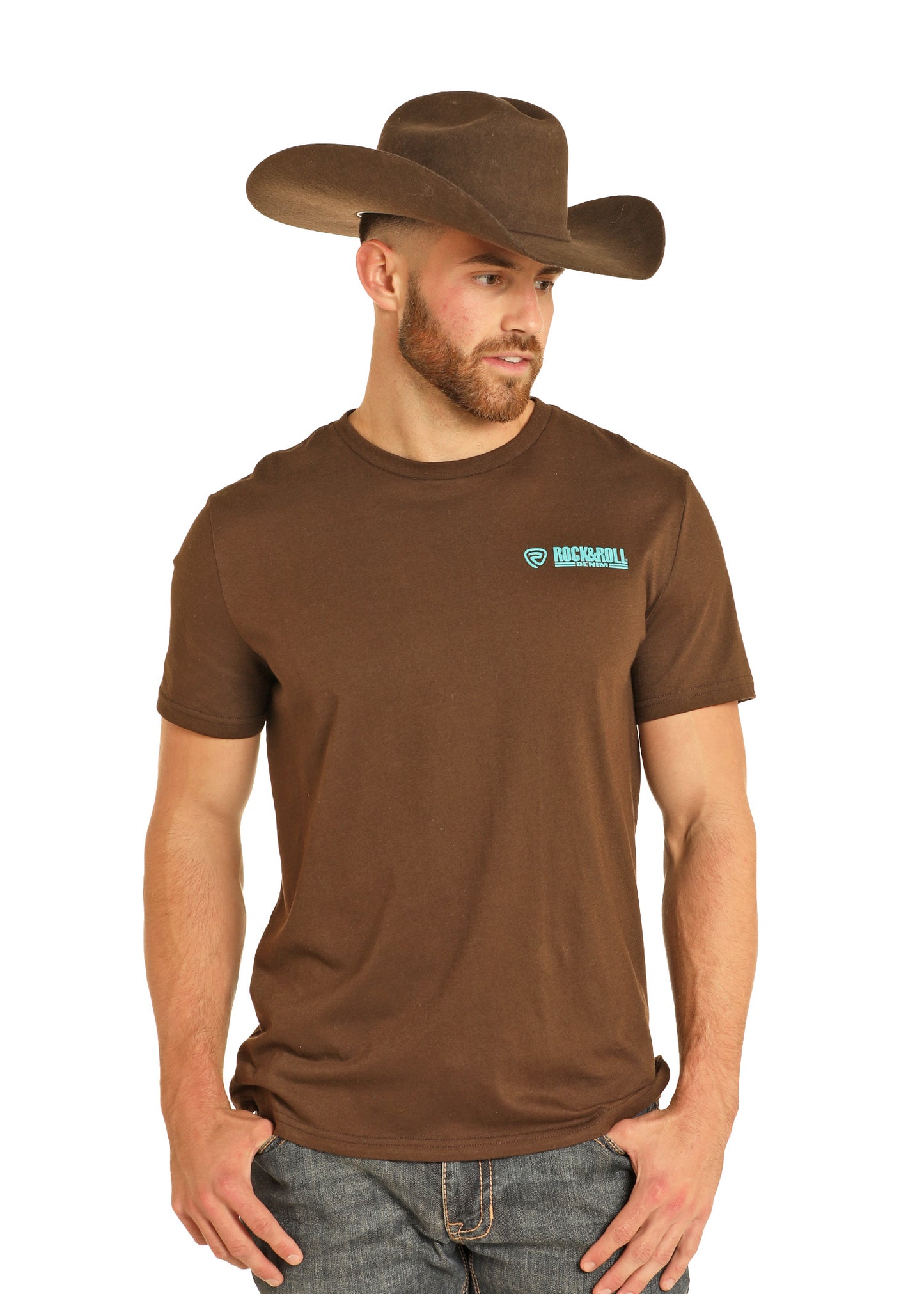 Brown & Teal R&R Graphic Tshirt