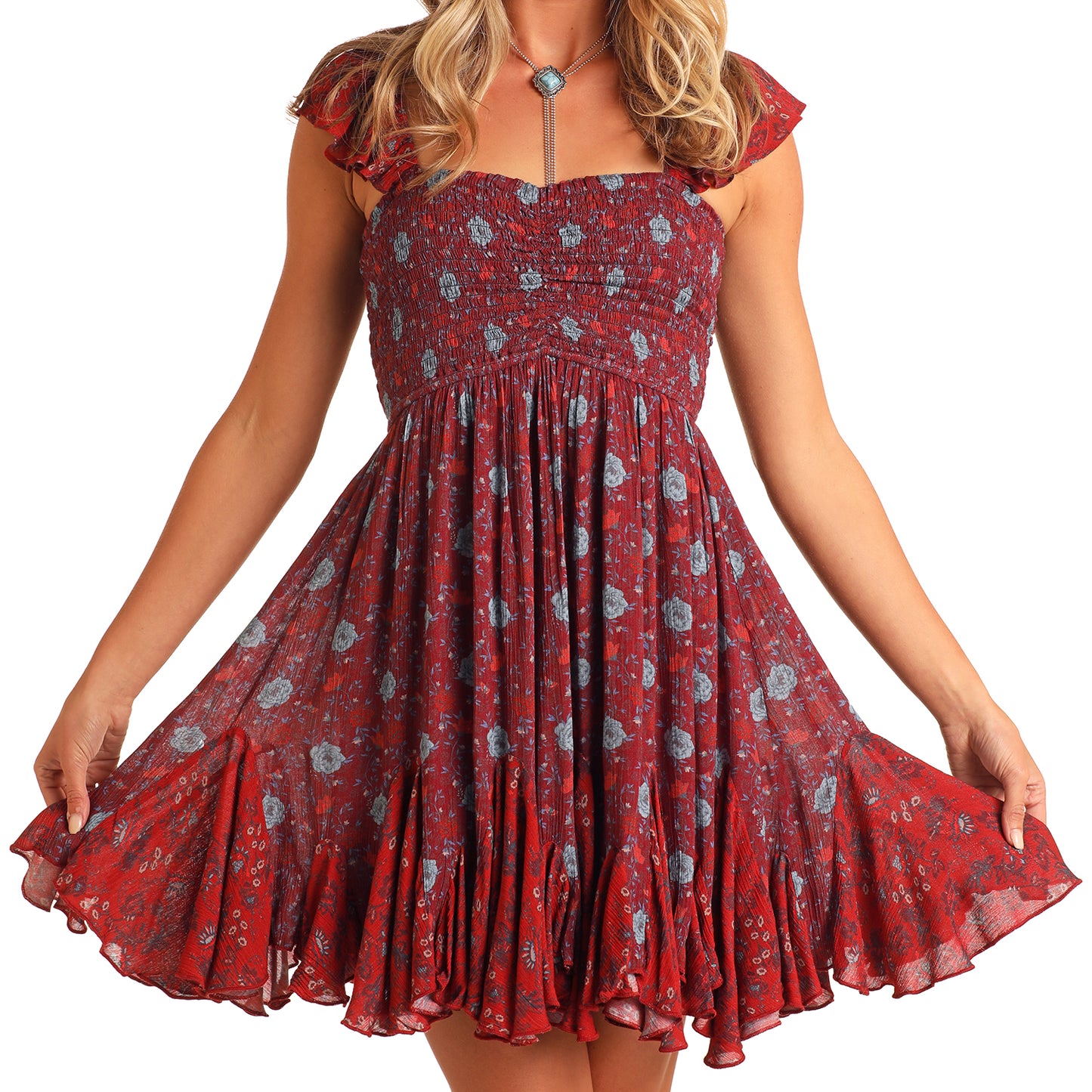 Floral Smocked Dress