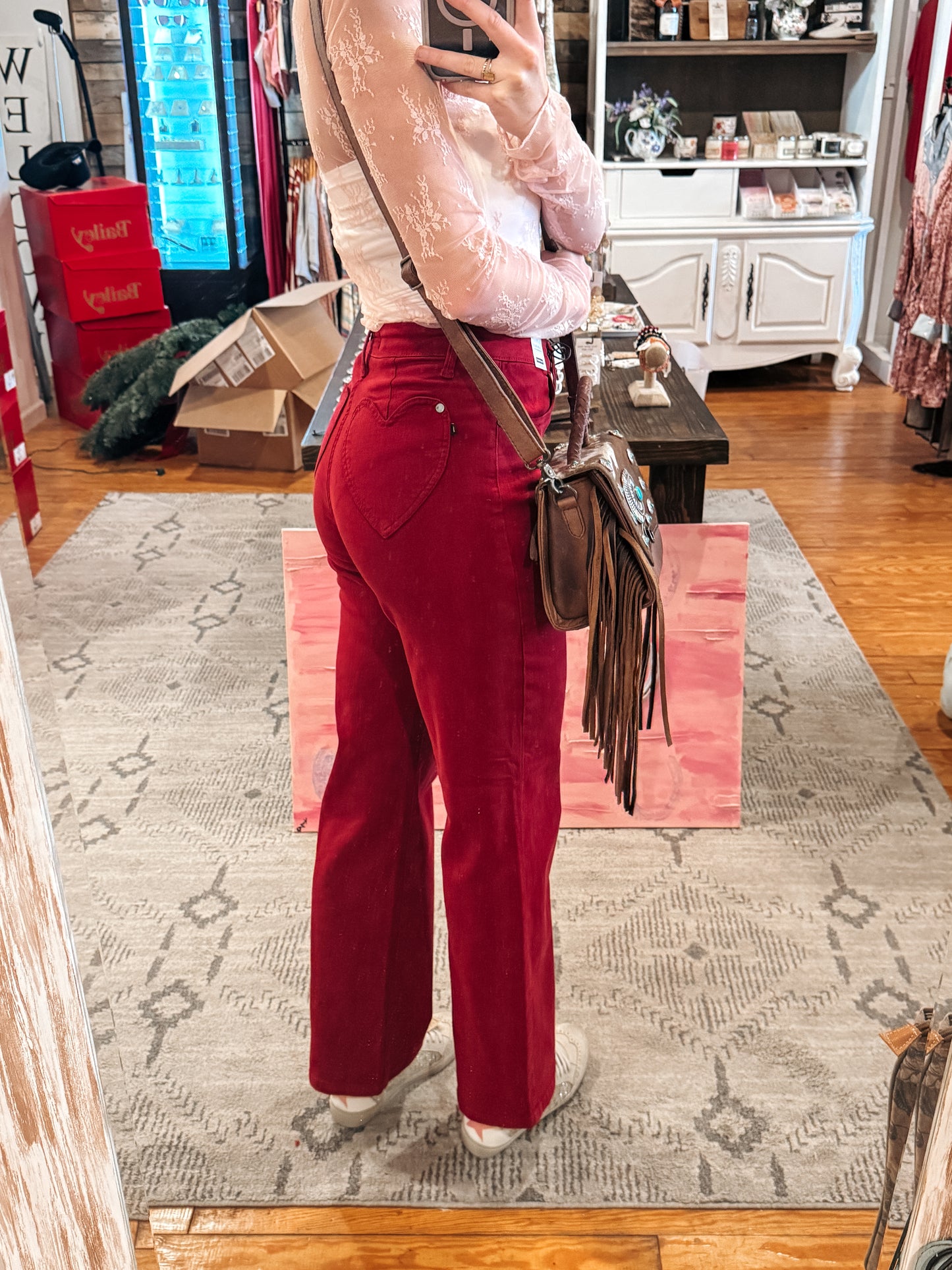 90’s Judy Blue Scarlet Heart Denim