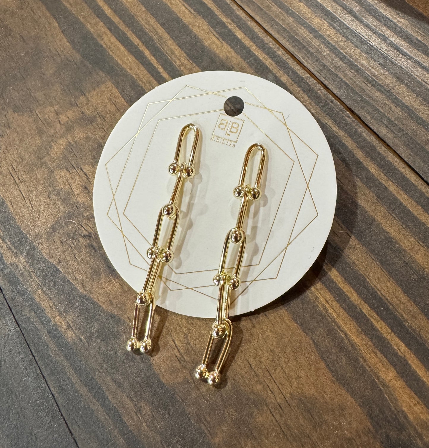 Gold Statement Earrings