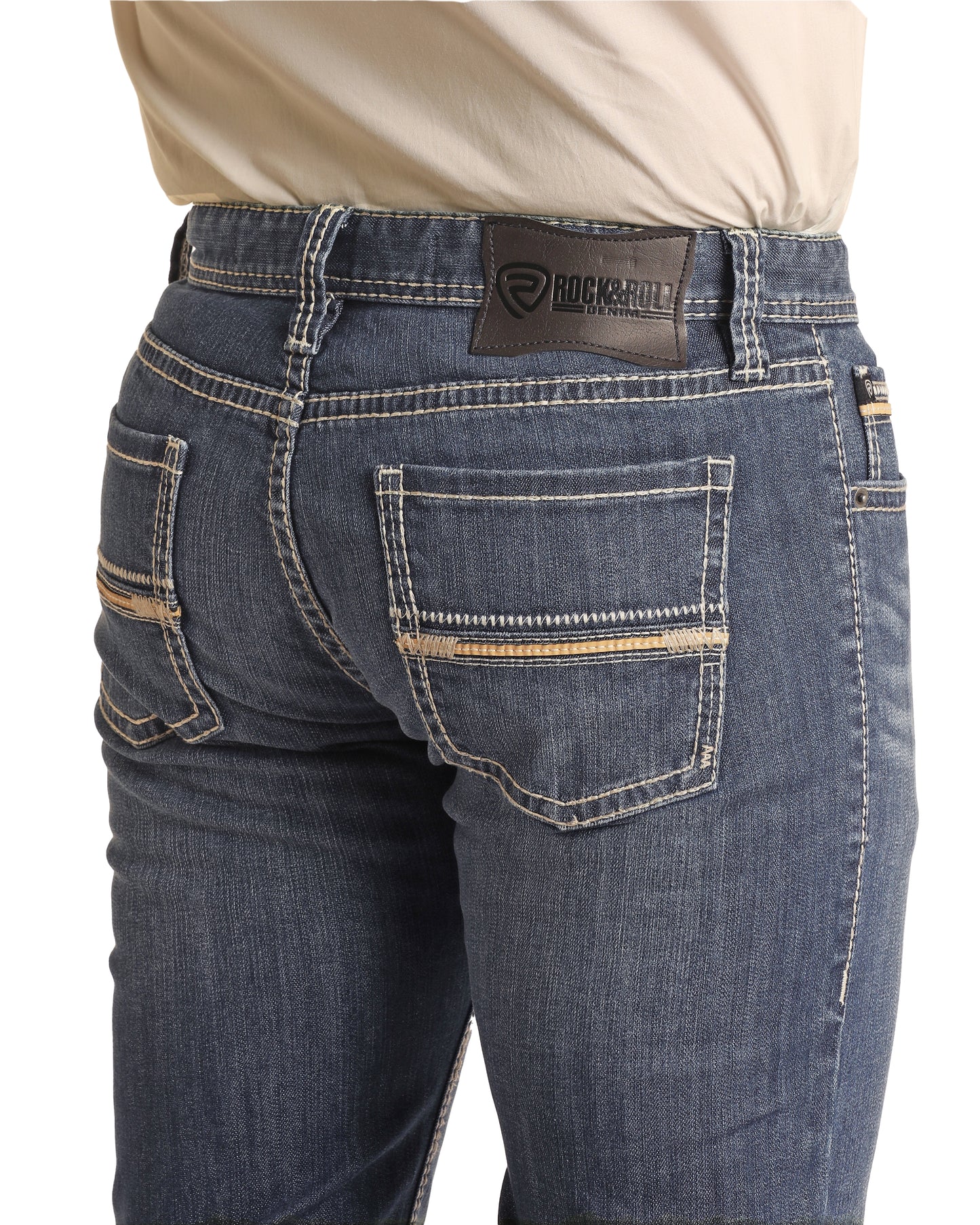 R&R Revolver Straight Dark Denim