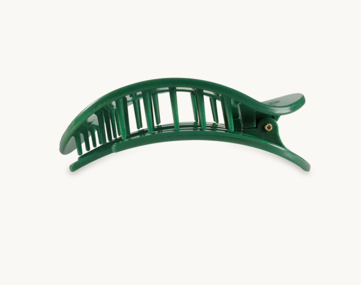 Teleties Mistletoe Small Flat Round Clip