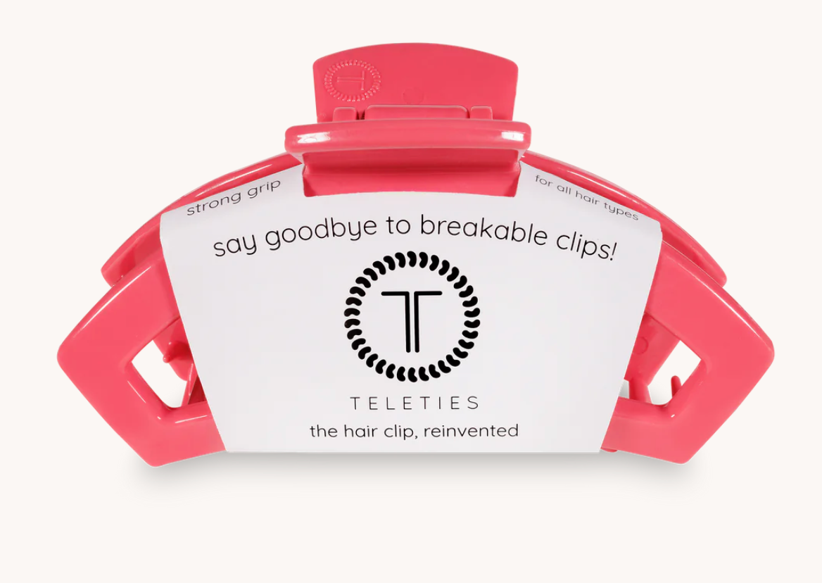 Teleties Open Bikini Boardroom Med Claw Clip