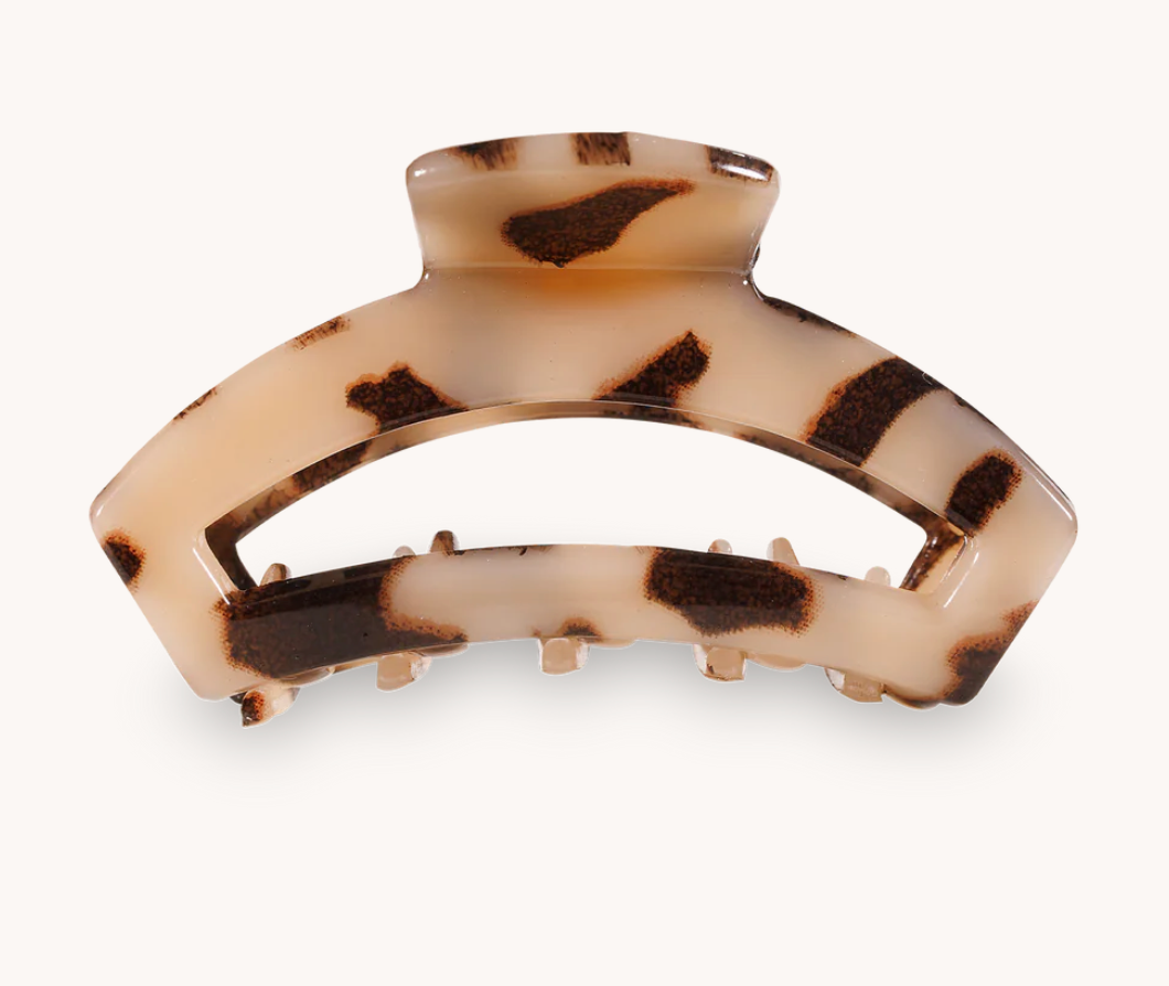 Teleties Open Blonde Tortoise Tiny Claw Clip