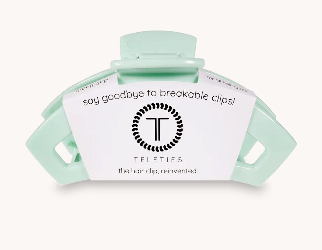 Teleties Open Mint To Be Tiny Claw Clip