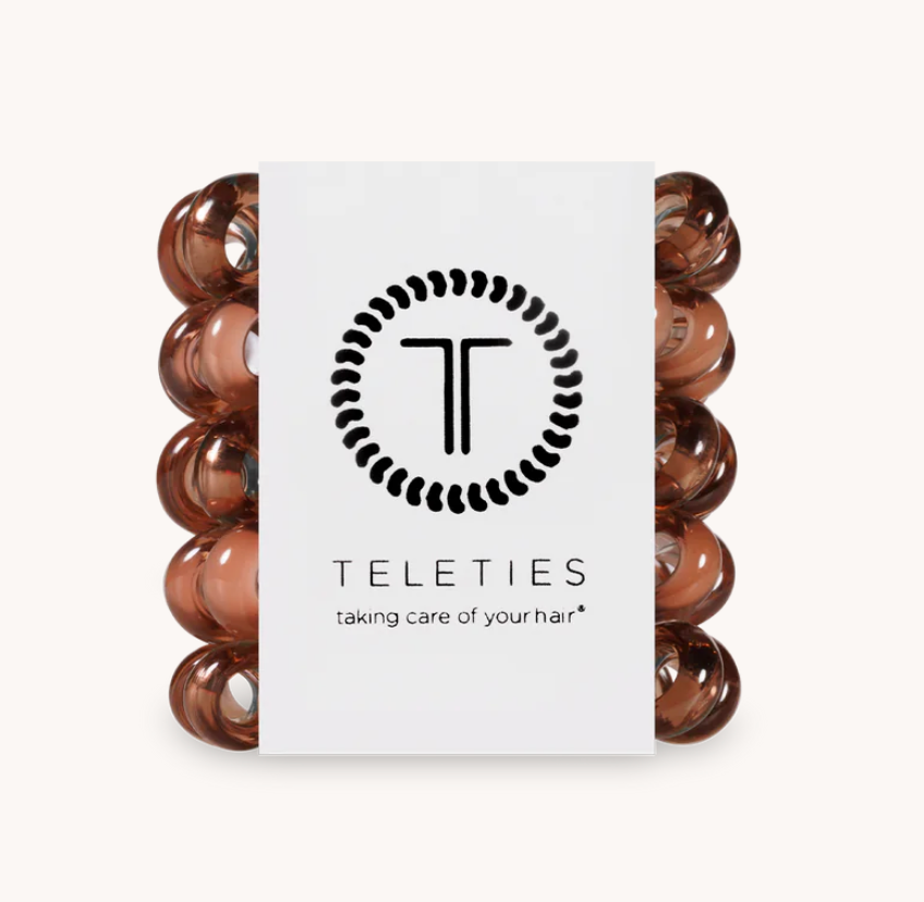 Teleties Mocha Mousse Tiny Hair Ties