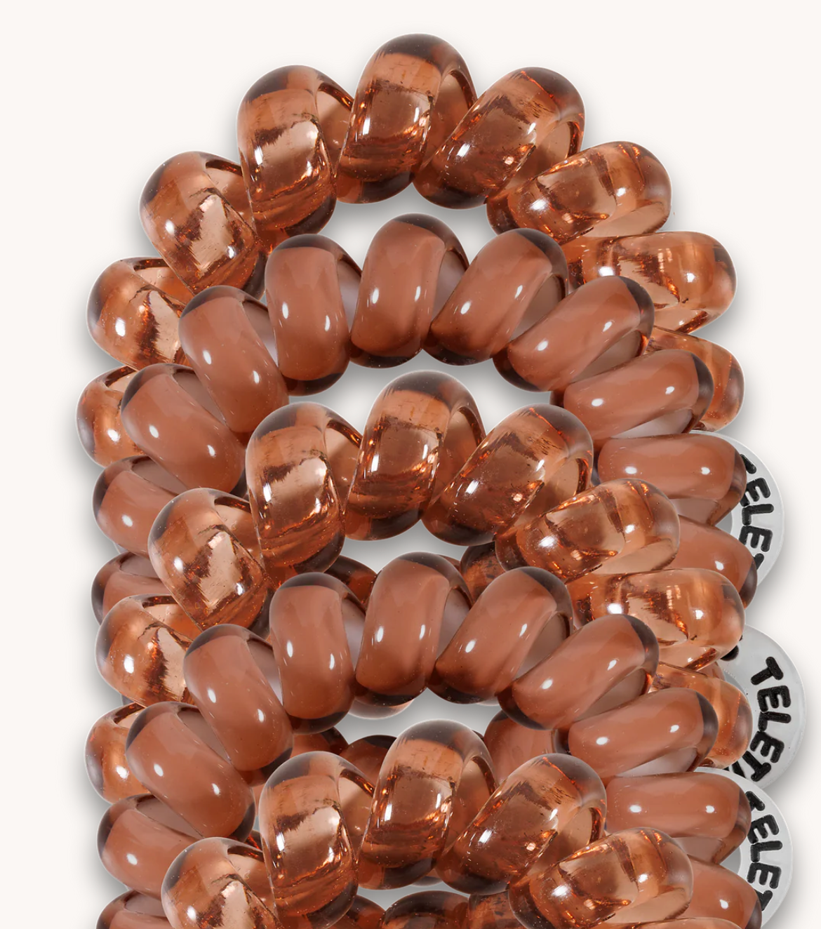 Teleties Mocha Mousse Tiny Hair Ties