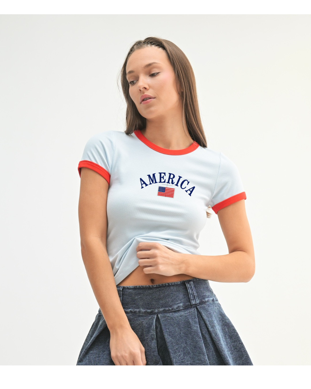 America Flag Custom Tees