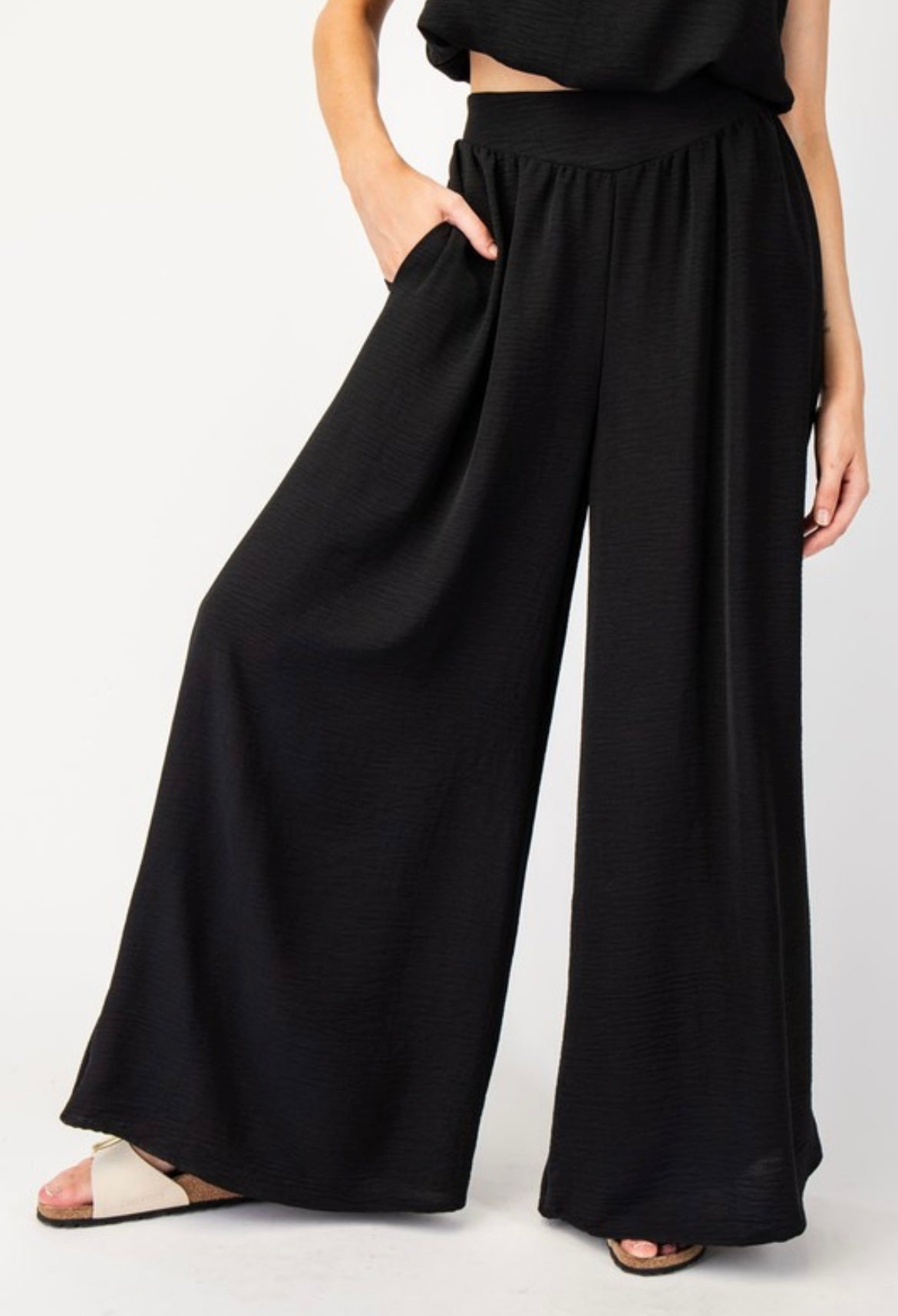 Black Wide Leg Pant