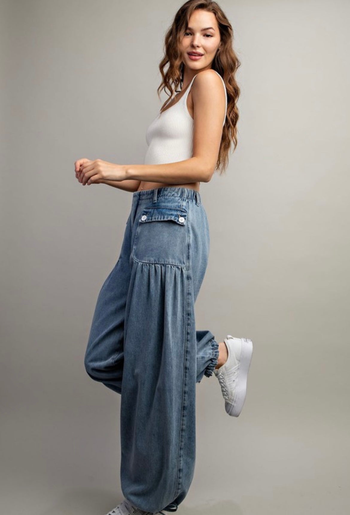 Della Wide Leg Denim