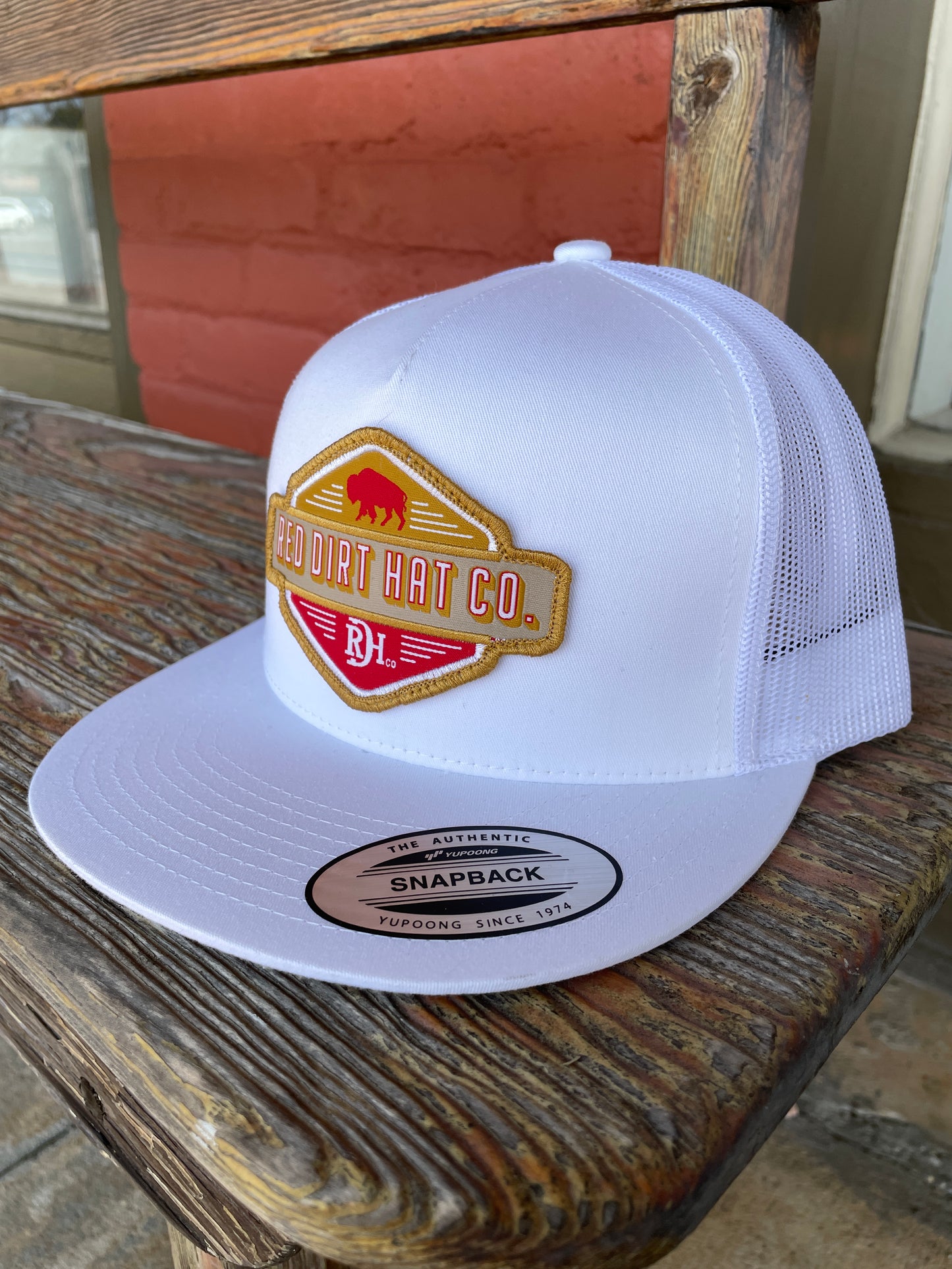 RDHC White Niner Red Buffalo Hat