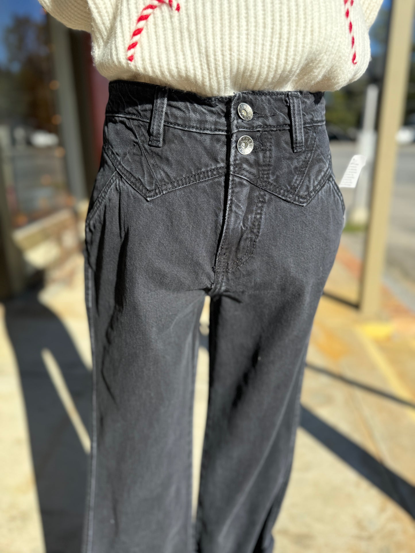 Quinn Black Vintage Denim