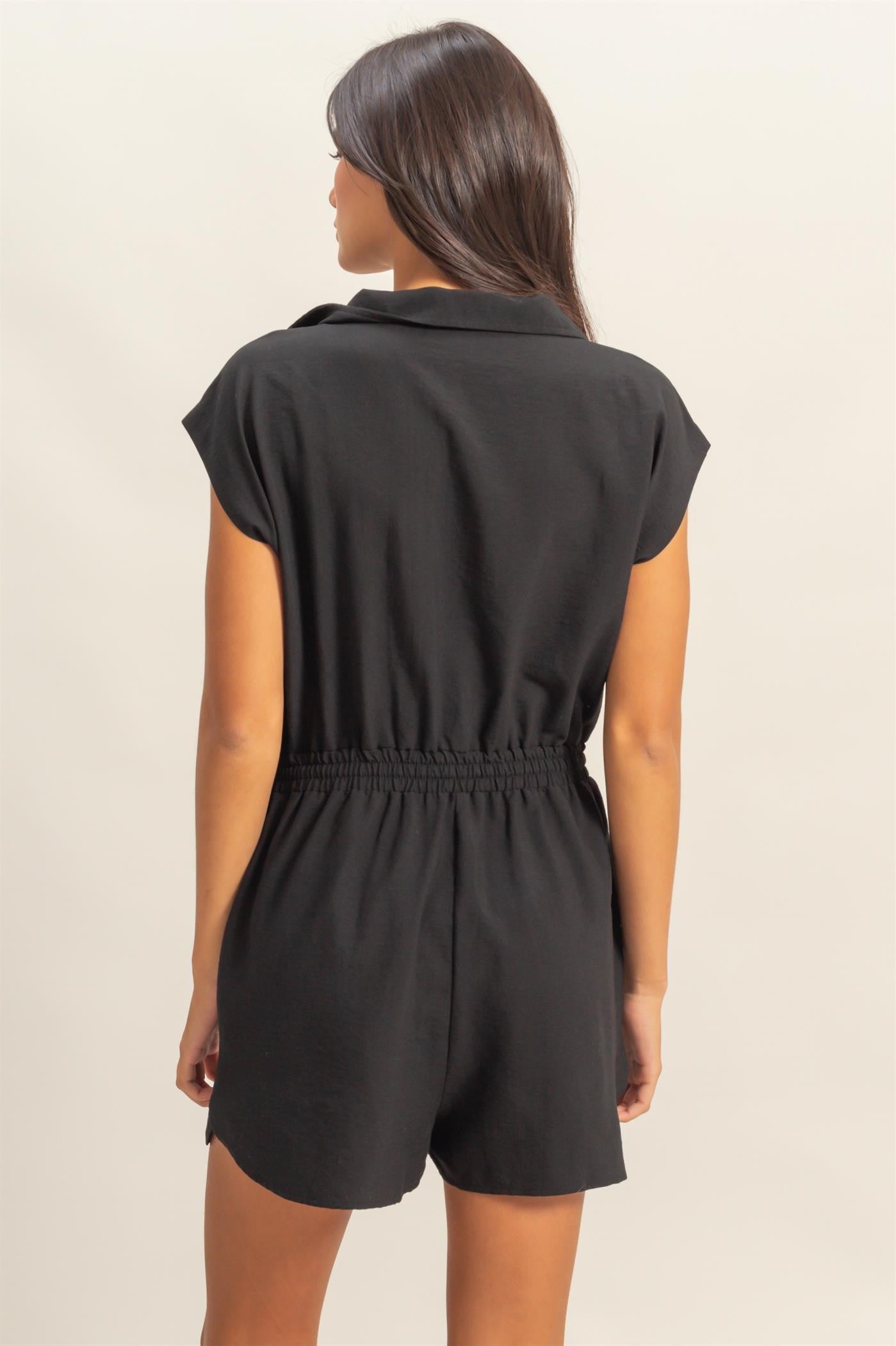 Black Seaside Romper