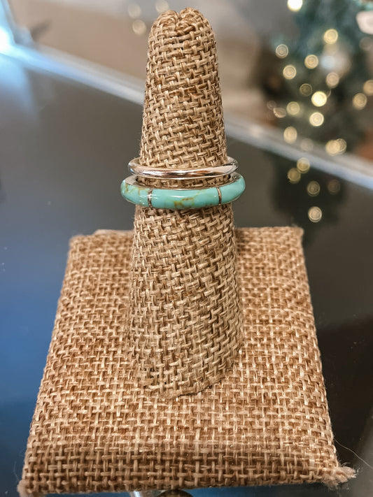 Turquoise In Lay Ring