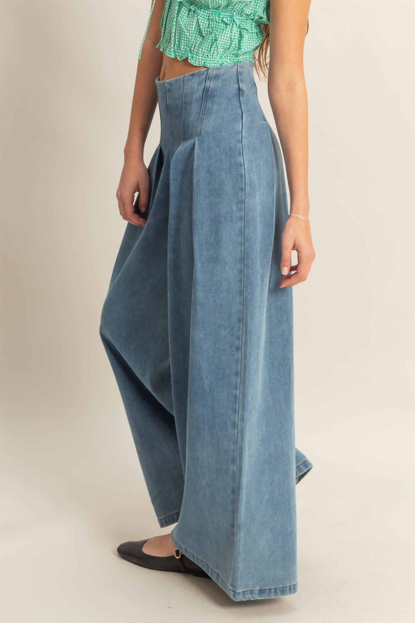 Lainey Wide Leg Denim