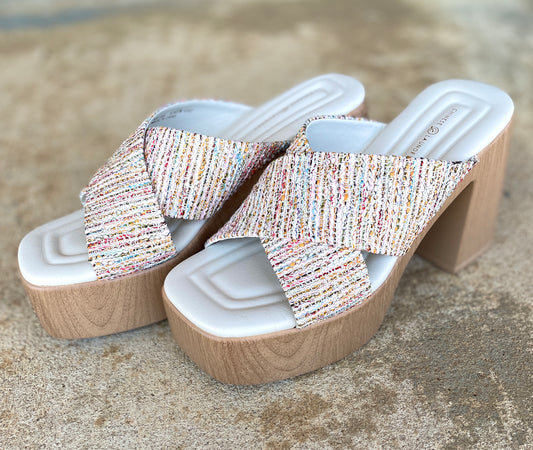 Kiki Weaved Wedge Sandal