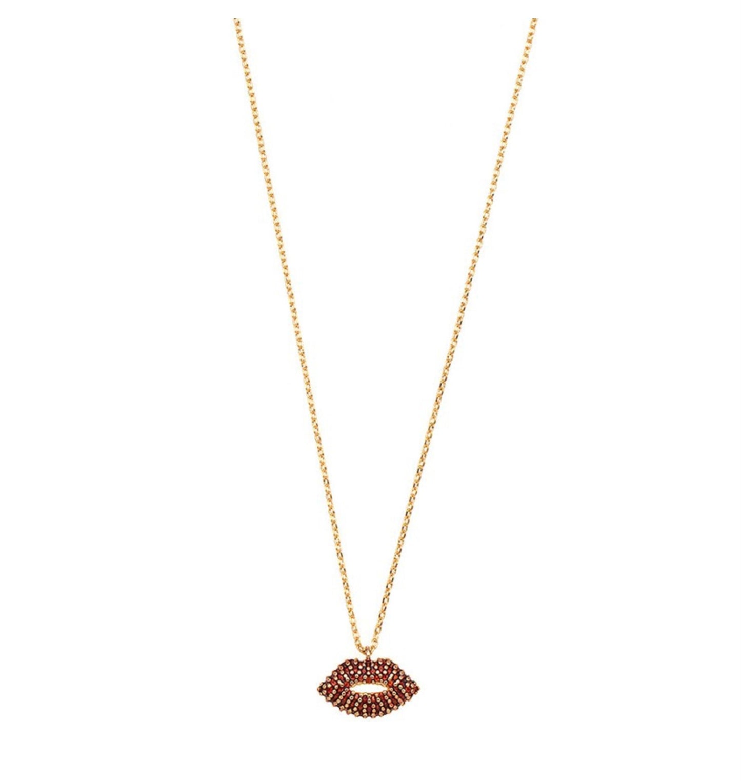 Lip Pendant Necklace