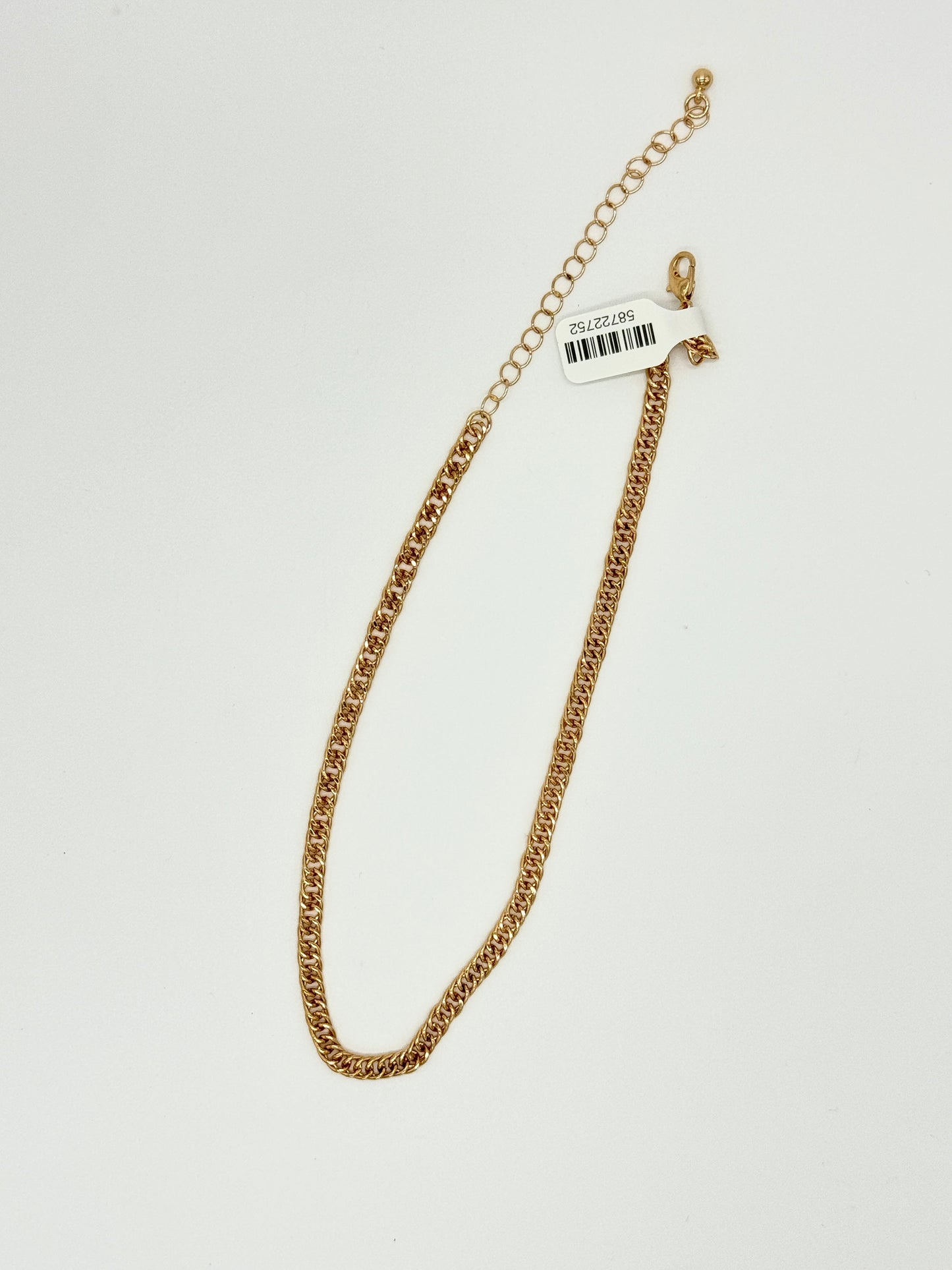 Gold Flat Chain Choker