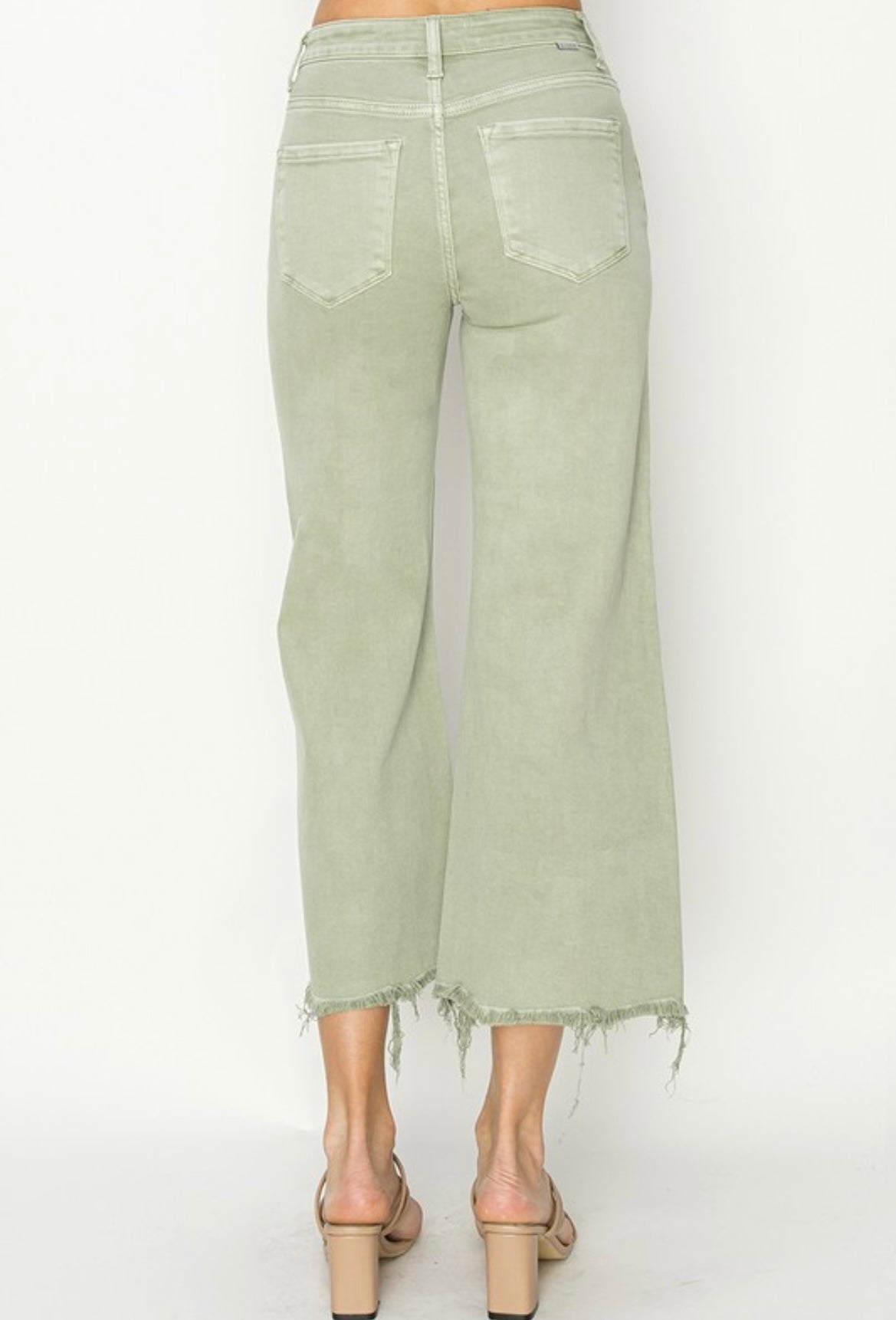 Risen Sage High Rise Crop Flare