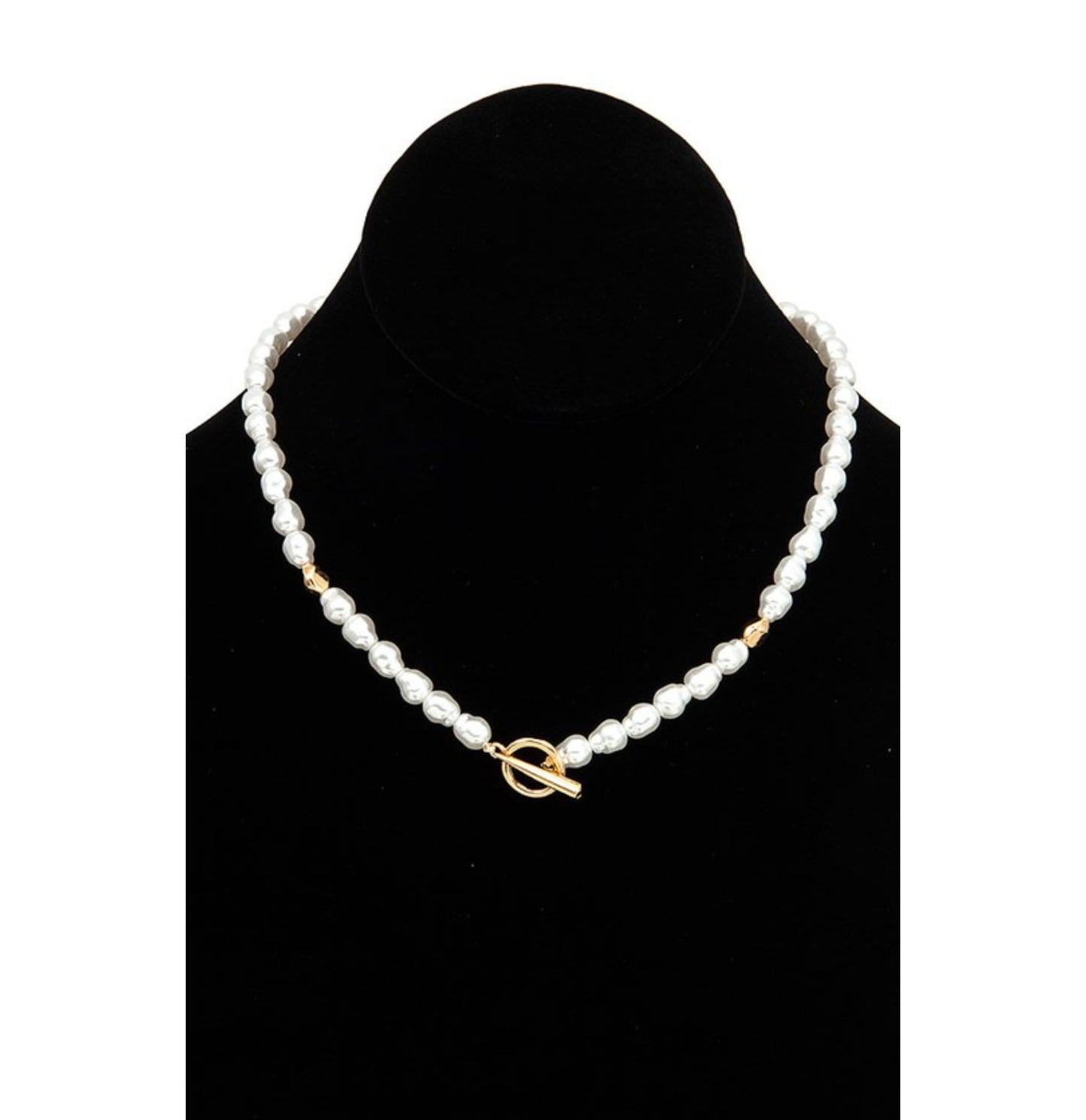 Fresh Water Pearl Toggle Necklace