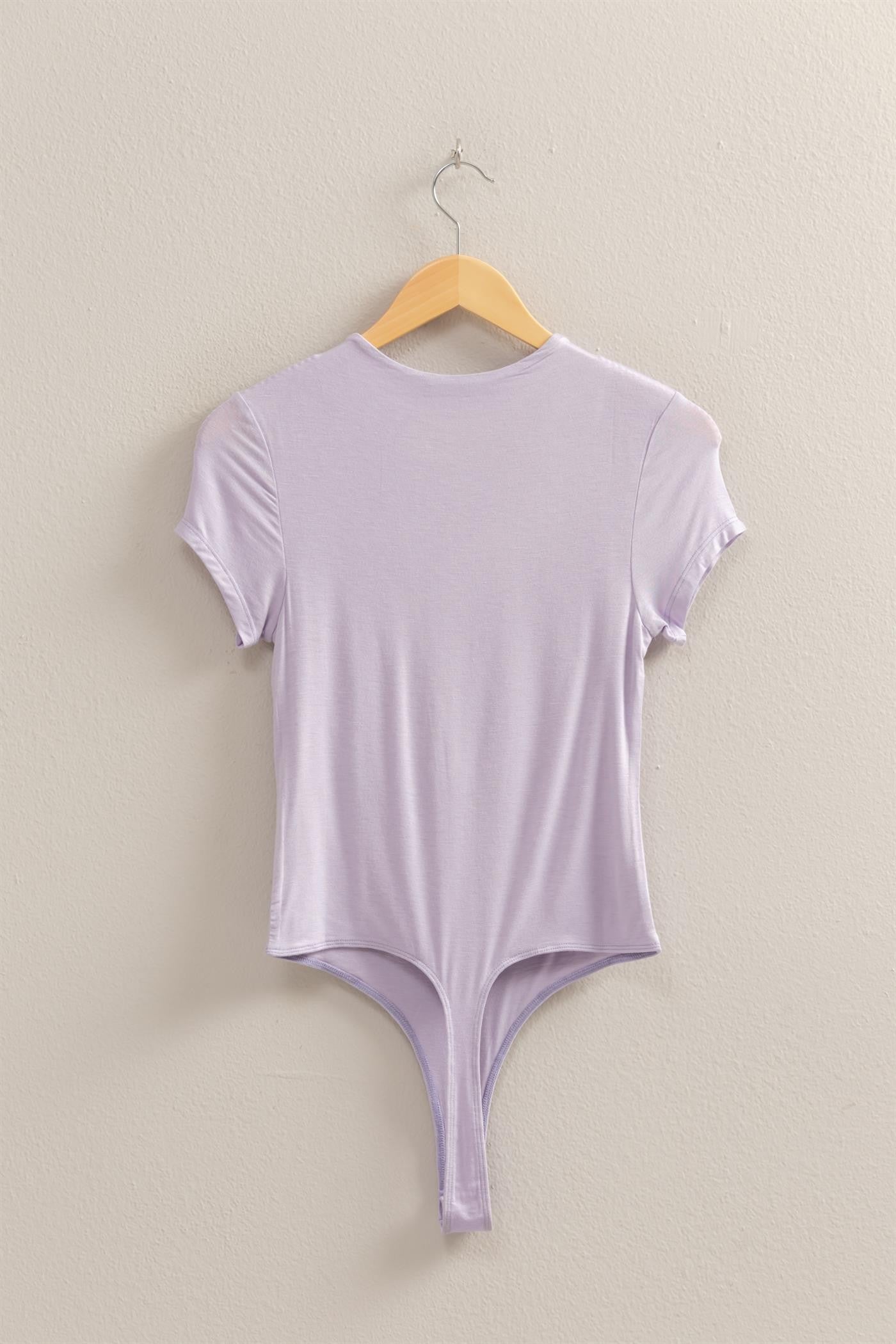 Lavender Short Sleeve Bodysuit