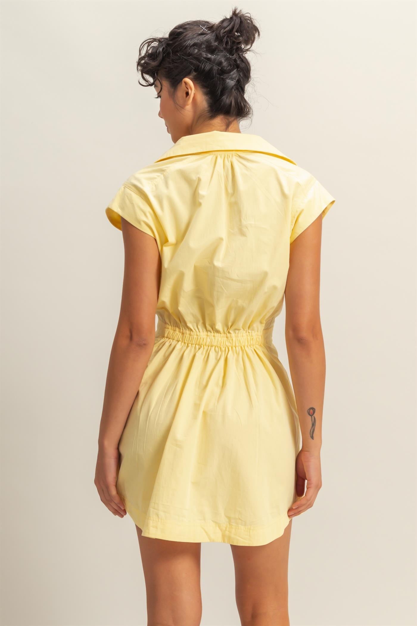 Yellow Woven Dress