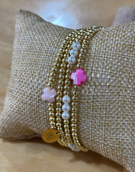 I’ll Follow You Bracelet Pink