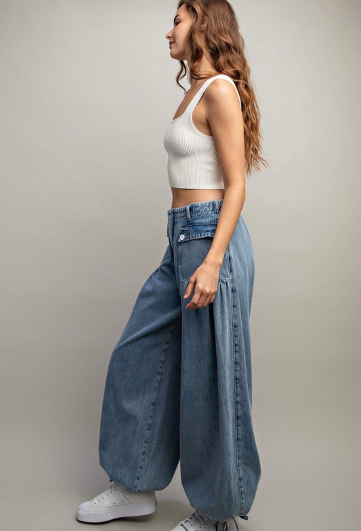 Della Wide Leg Denim