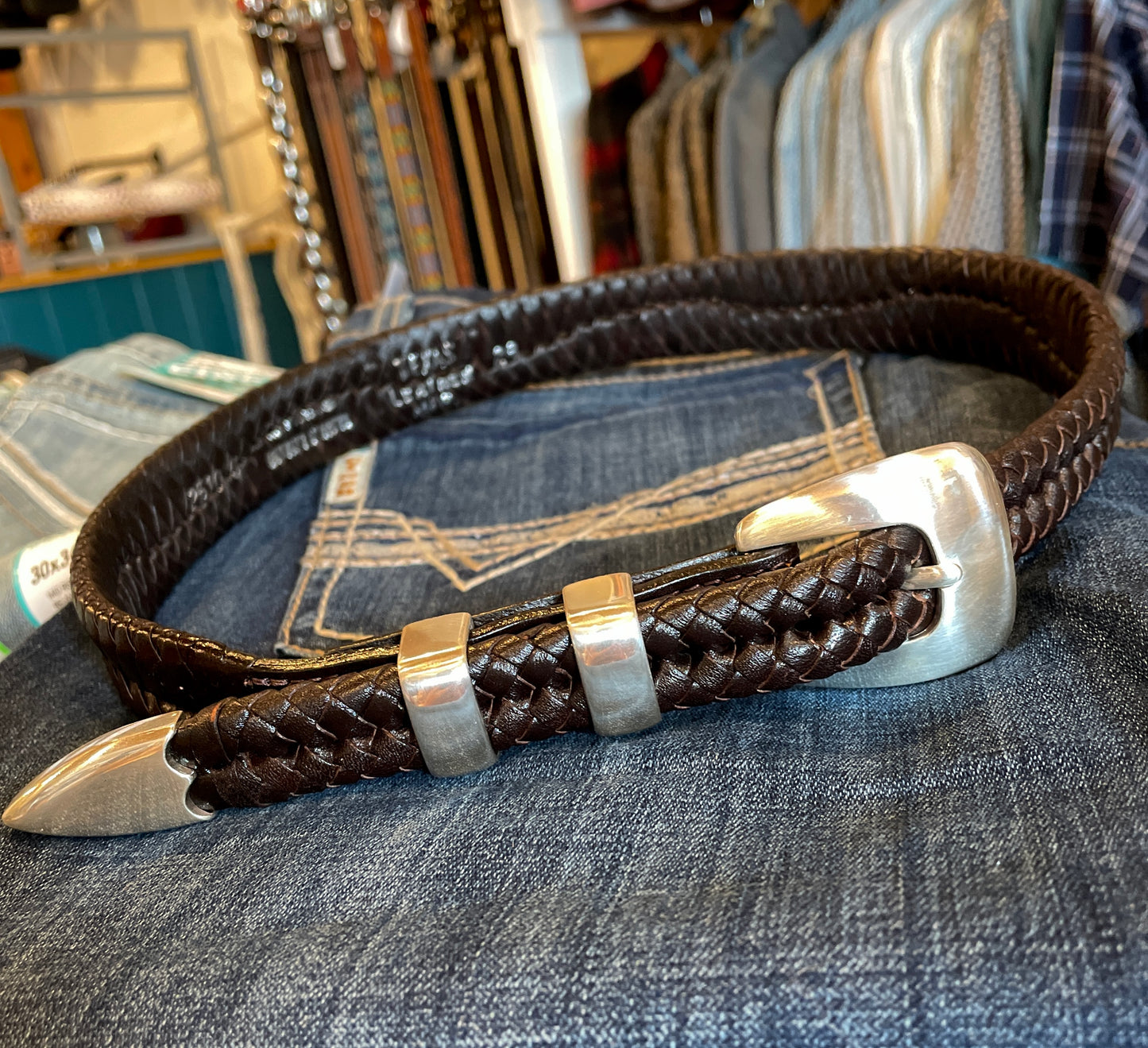 Weaved Leather Belt