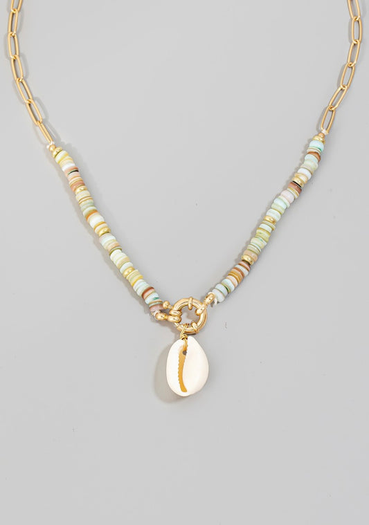 Puka Shell Chain Necklace