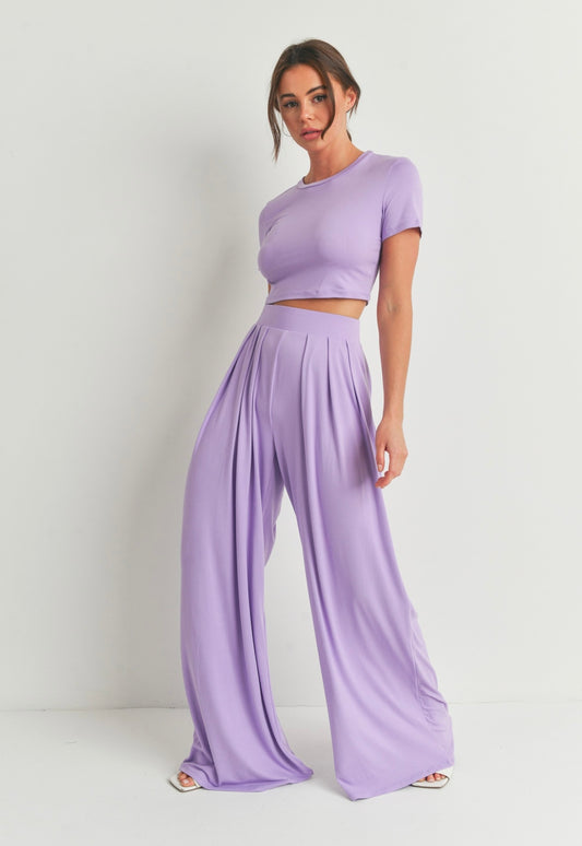 PREORDER Lilac 2 Piece Pant Set