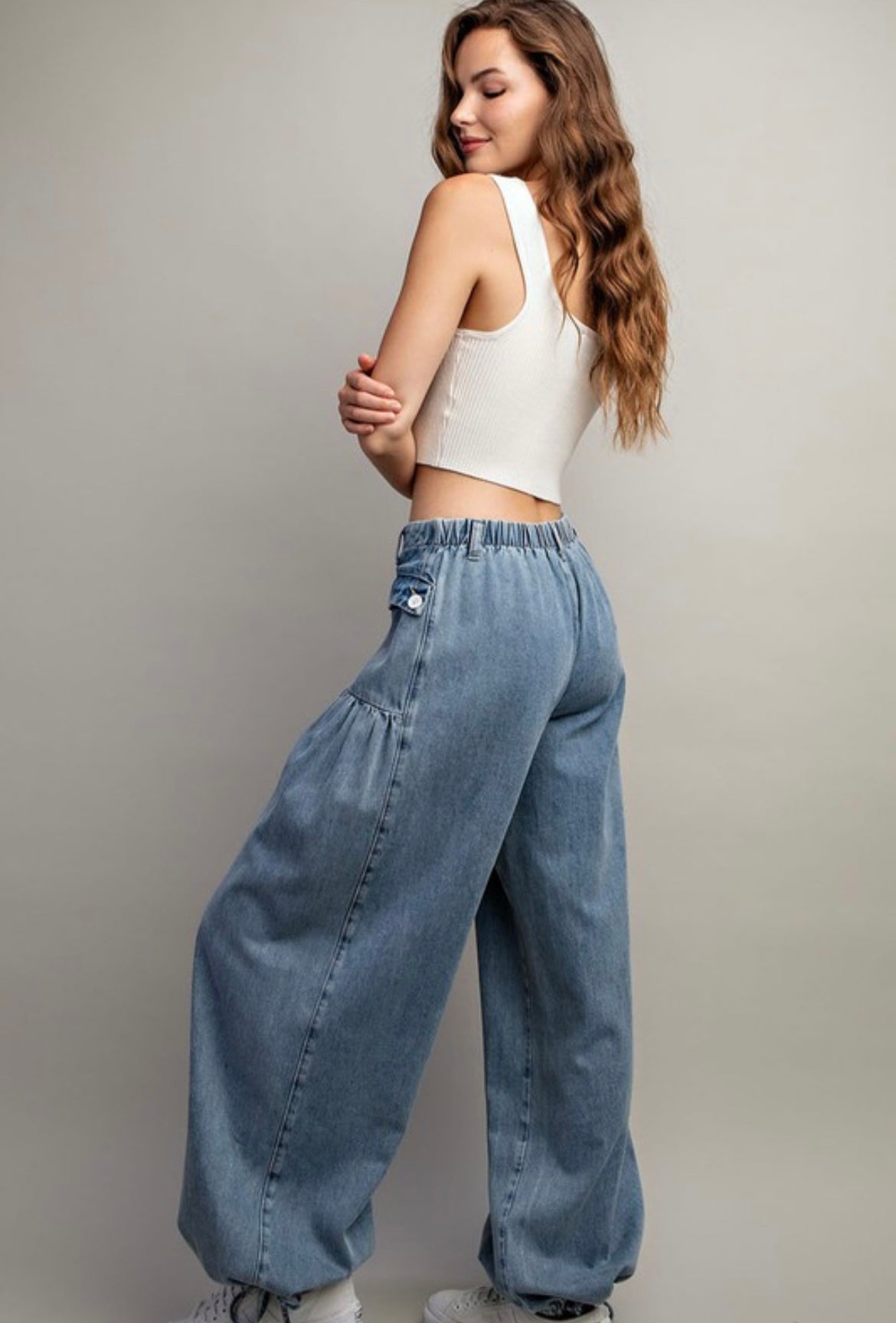 Della Wide Leg Denim