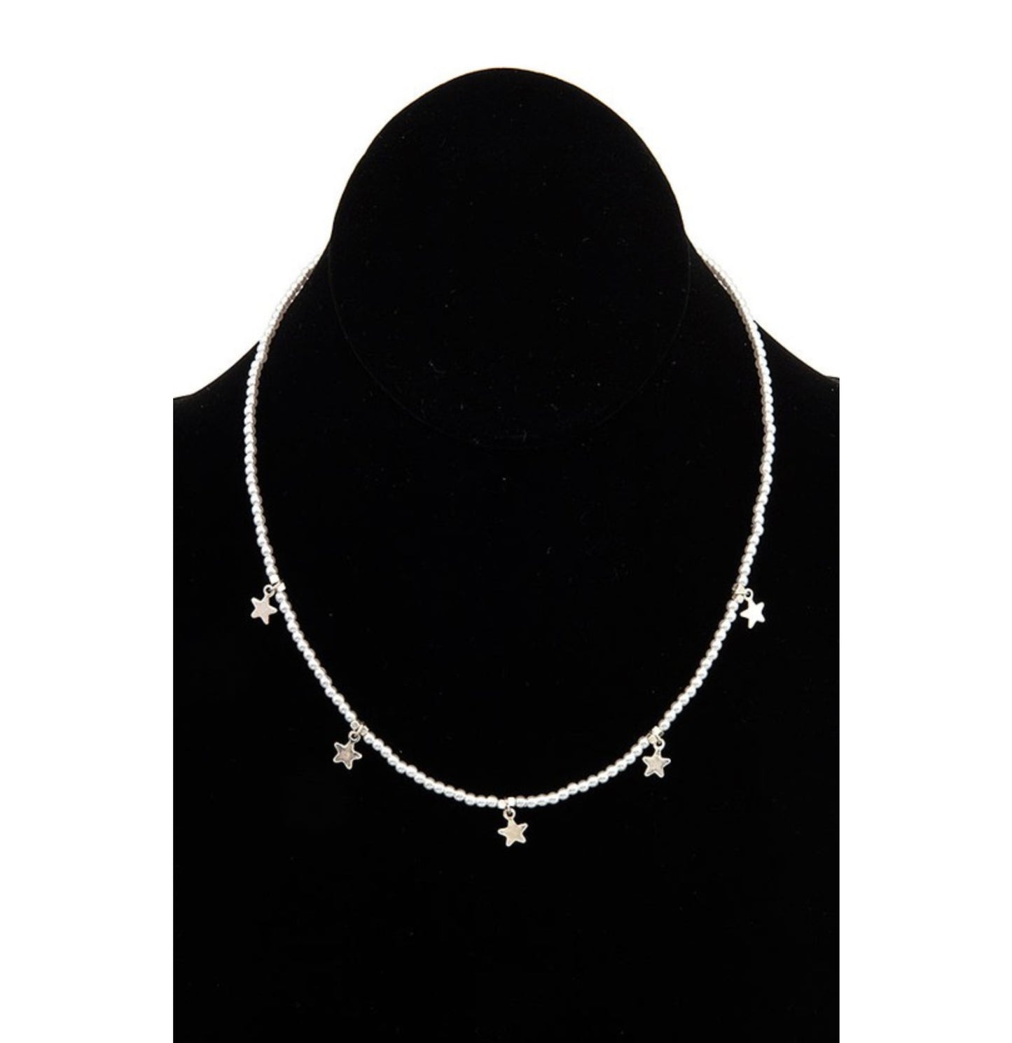 Mini Pearl Star Necklace