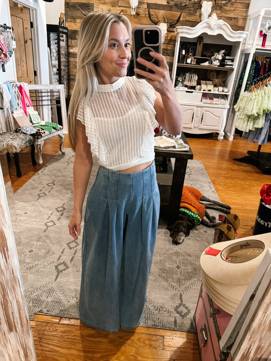 Lainey Wide Leg Denim