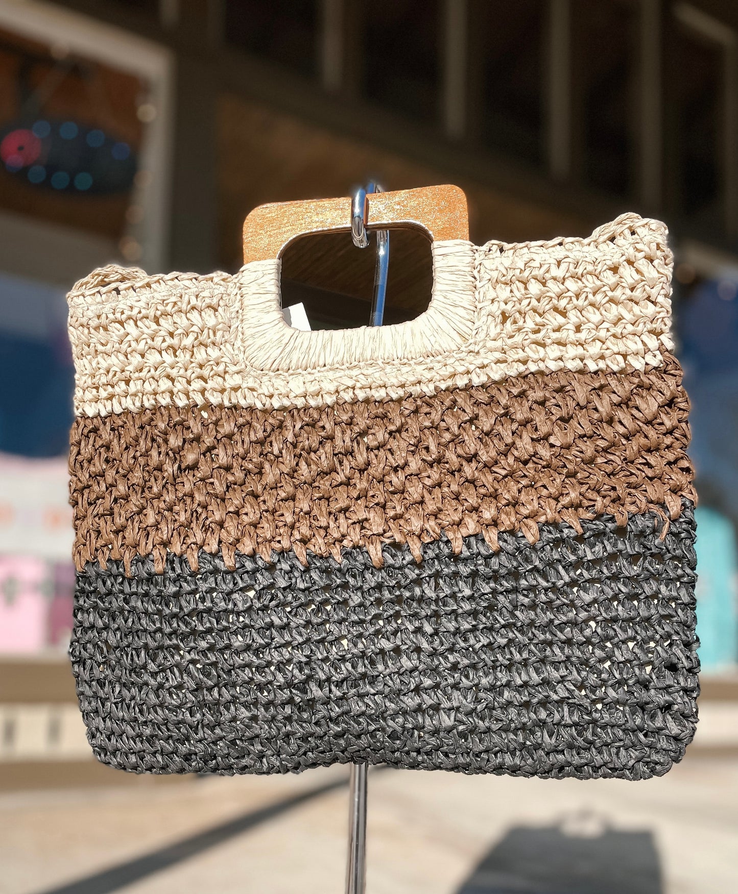 Tri Tone Coastal Purse