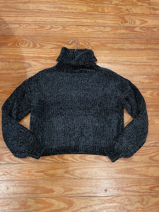 Black Turtleneck Sweater