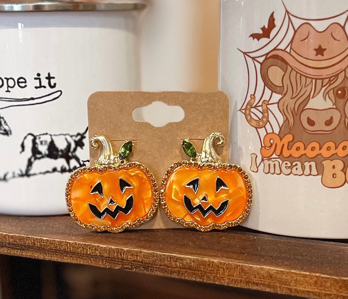 Happy Jack Pumpkin Earrings