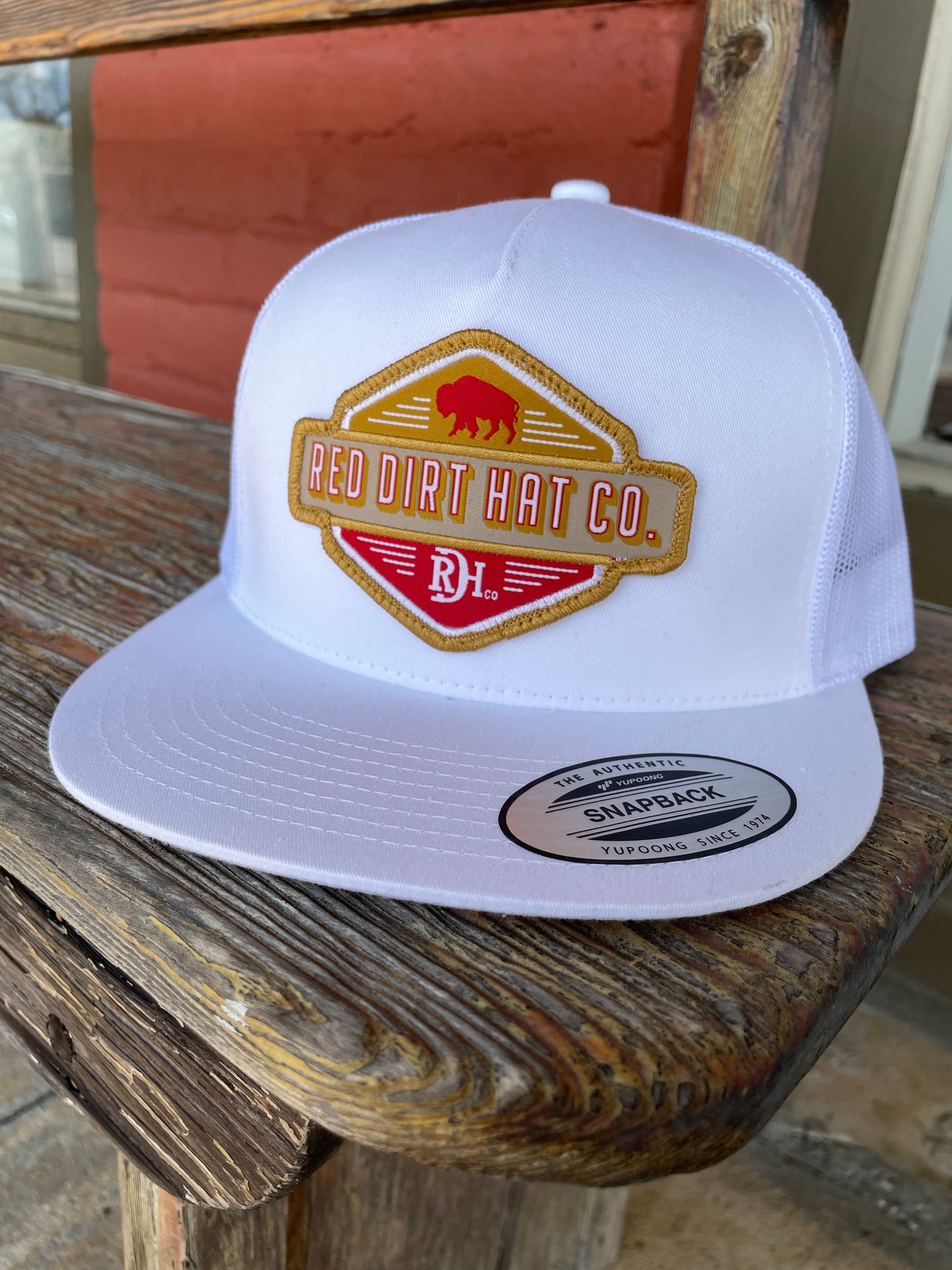 RDHC White Niner Red Buffalo Hat