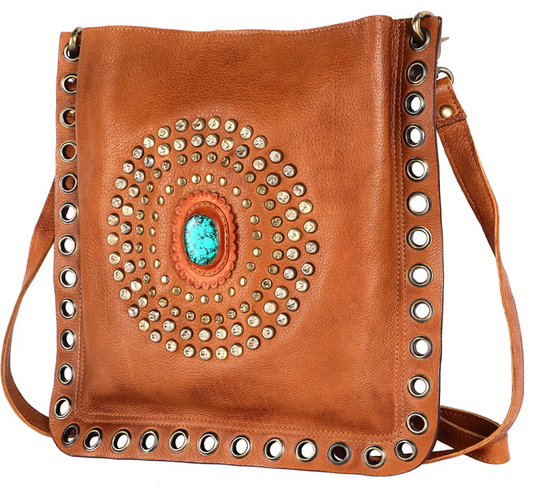 Della Leather Crossbody