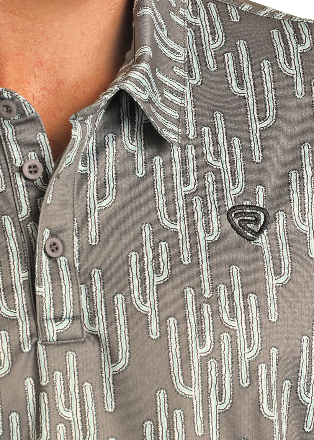 Cactus Printed Polo