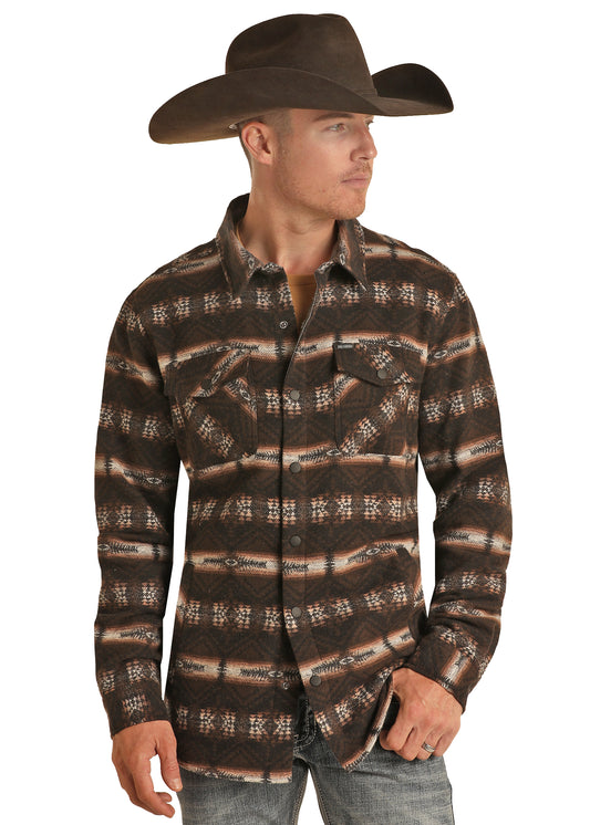 R&R Aztec Shirt Jacket