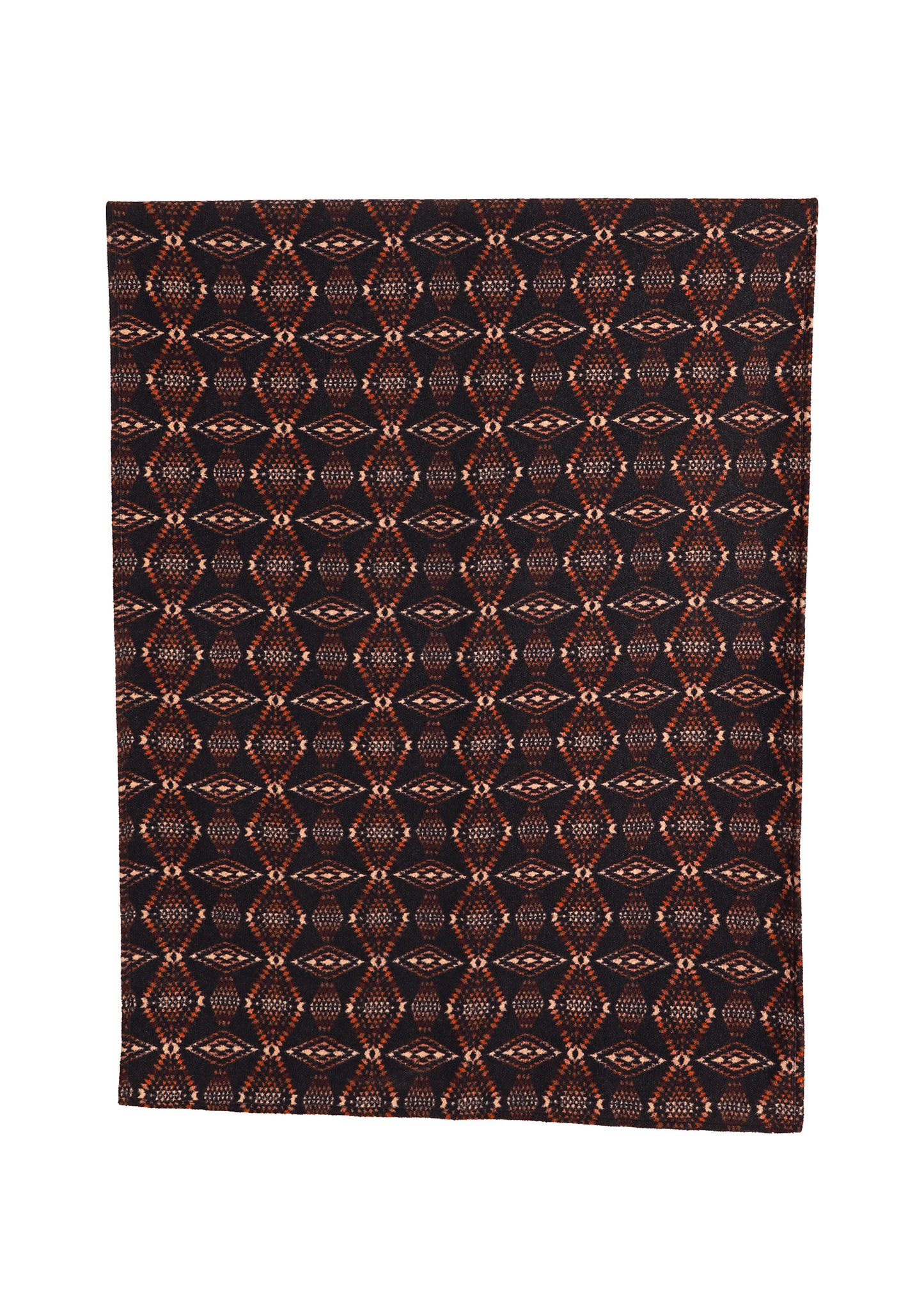 Brown & Black Aztec Berber Blanket