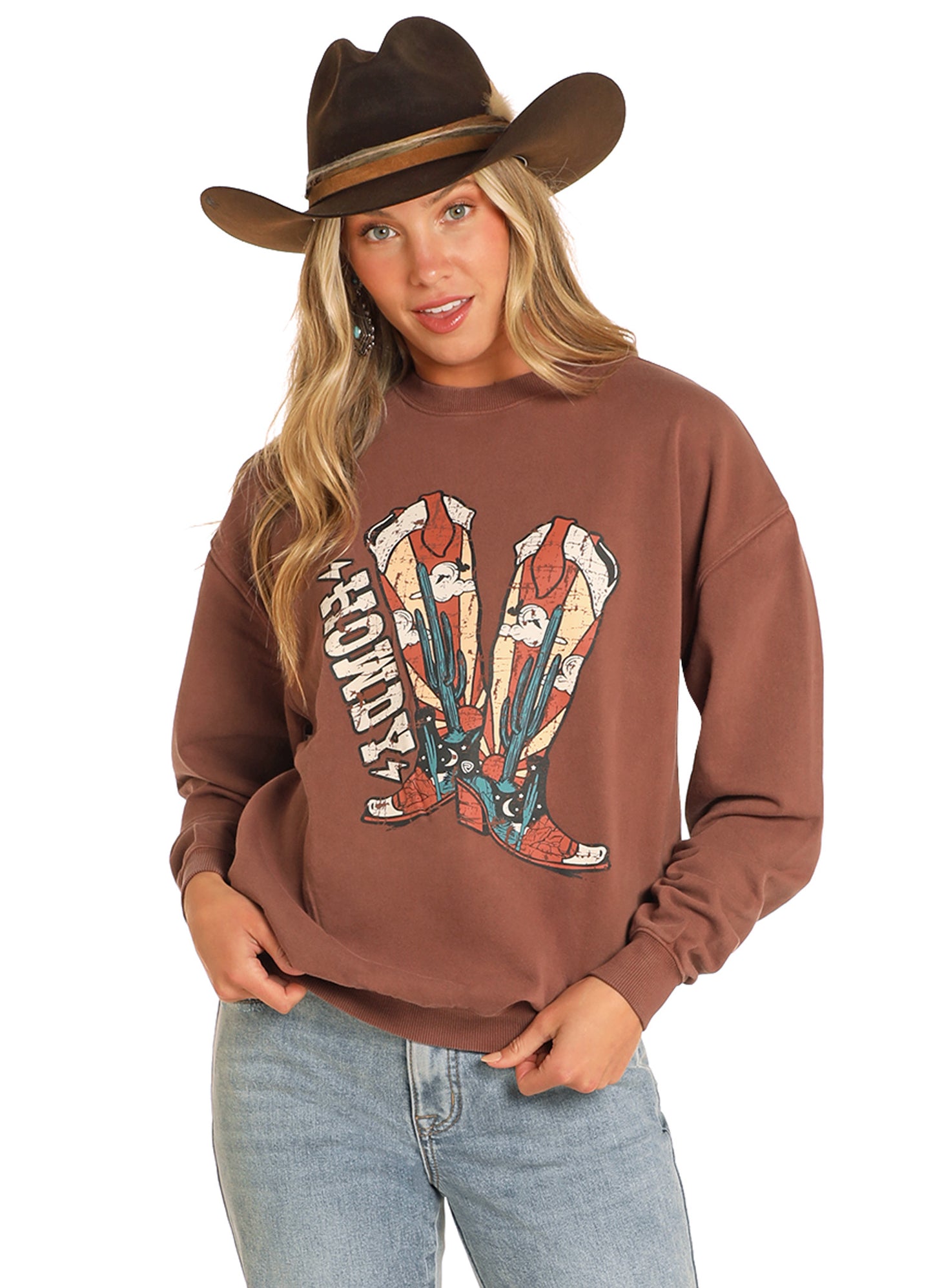 Howdy Oversized Sweatshirt R&R