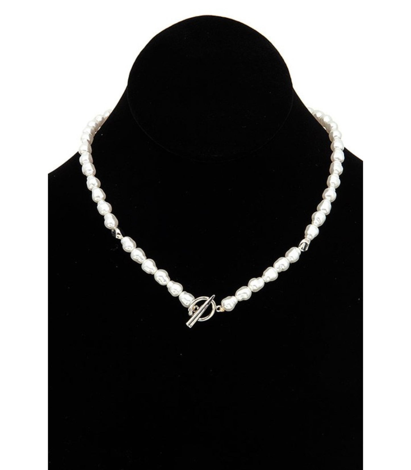 Fresh Water Pearl Toggle Necklace