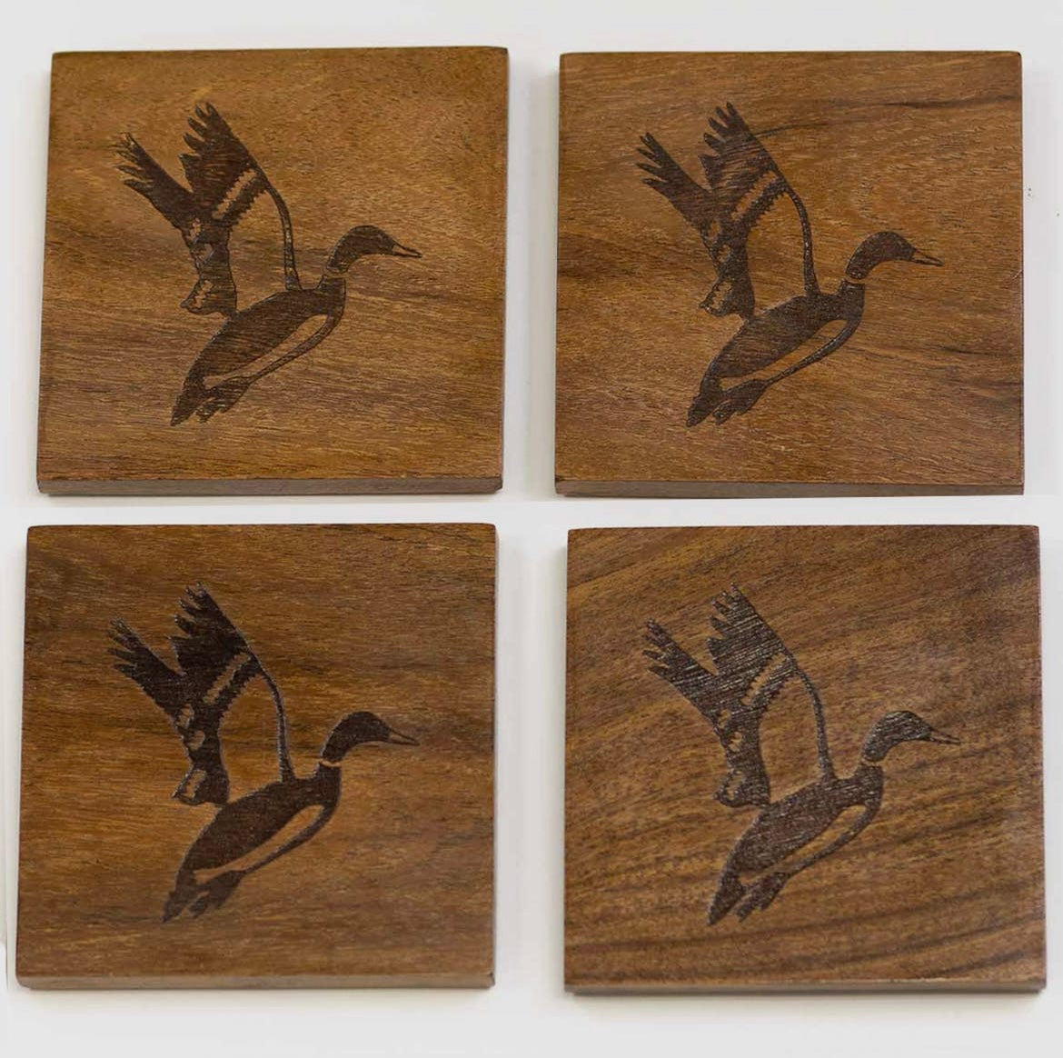 Duck Wood Coasters